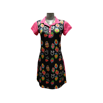 Vestido Maribel Gaytán Polo Corazones